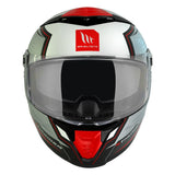 CASQUE INTEGRAL MT THUNDER 4 SV PENTAL B5 GRIS/ROUGE MAT
