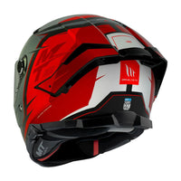 CASQUE INTEGRAL MT THUNDER 4 SV PENTAL B5 GRIS/ROUGE MAT