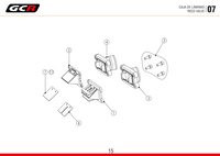 Clapet GCR / GCR reed valve