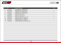 CATALOGUE GCR moteur G3 2010-2017