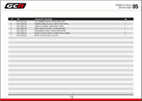 CATALOGUE GCR moteur G3 2010-2017