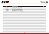 CATALOGUE GCR moteur G3 2010-2017