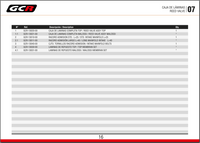 CATALOGUE GCR moteur G3 2010-2017