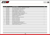 CATALOGUE GCR moteur G3 2010-2017