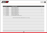 CATALOGUE GCR moteur G3 2010-2017