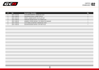 CATALOGUE GCR moteur G3 2010-2017