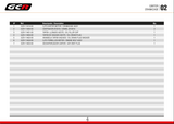 CATALOGUE GCR moteur G3 2010-2017