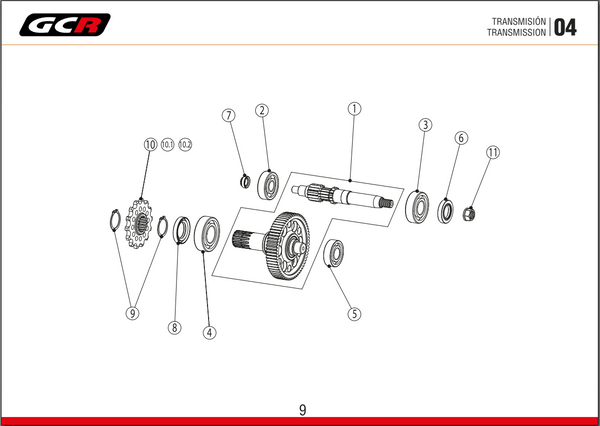 Transmission GCR