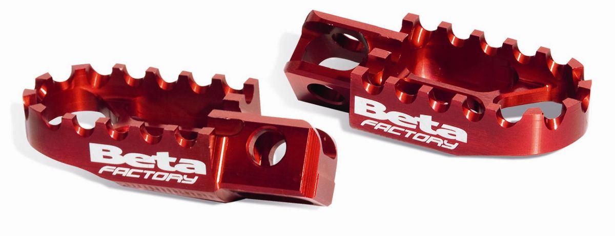 Repose-pieds CNC Noir Pour Moto BETA RR 50 Dirt / Pit Bike - Pièce De Rechange Et Customisation - 3